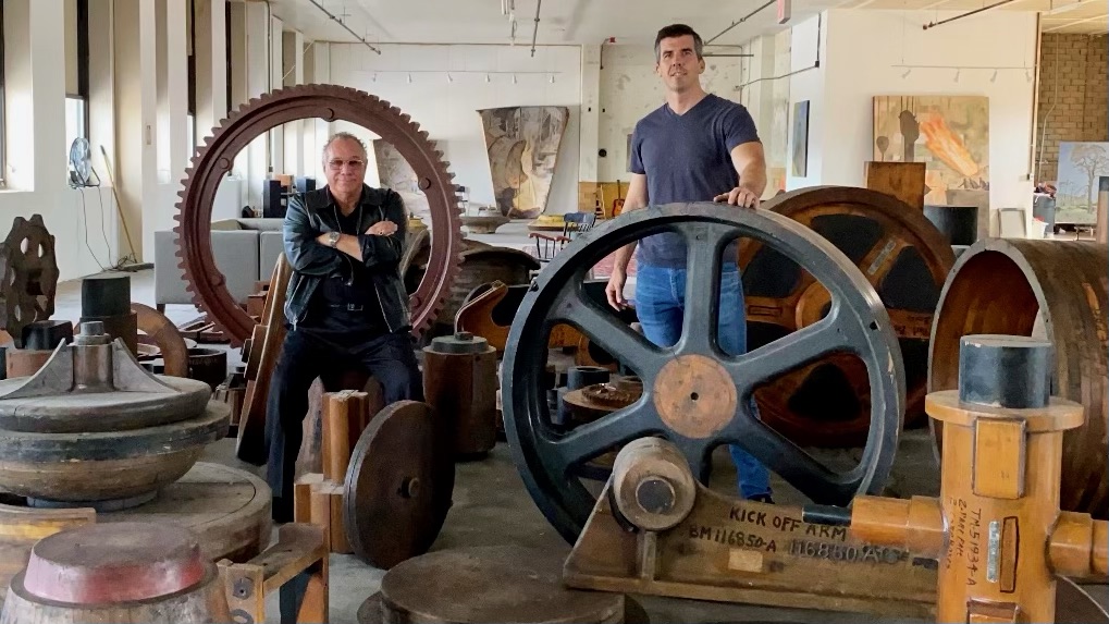 Recycler, Artist Display Pieces of Steel History