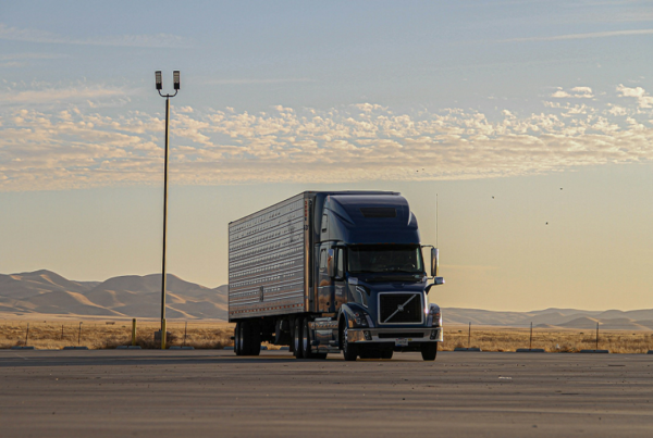 truck in parking lot