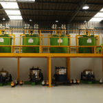 battery recycling plant interior